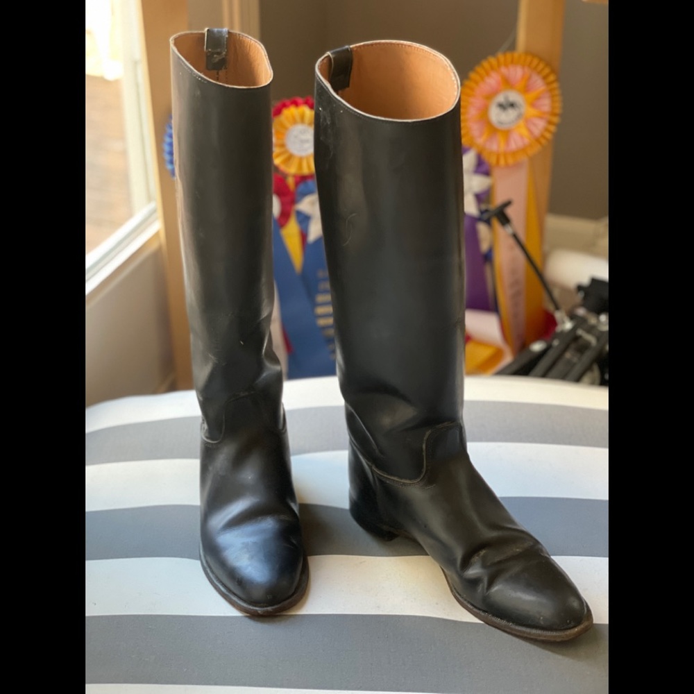 Vintage Tall Riding Boots -USA Made